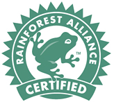 Logo Rainforest Alliance Zertifikat